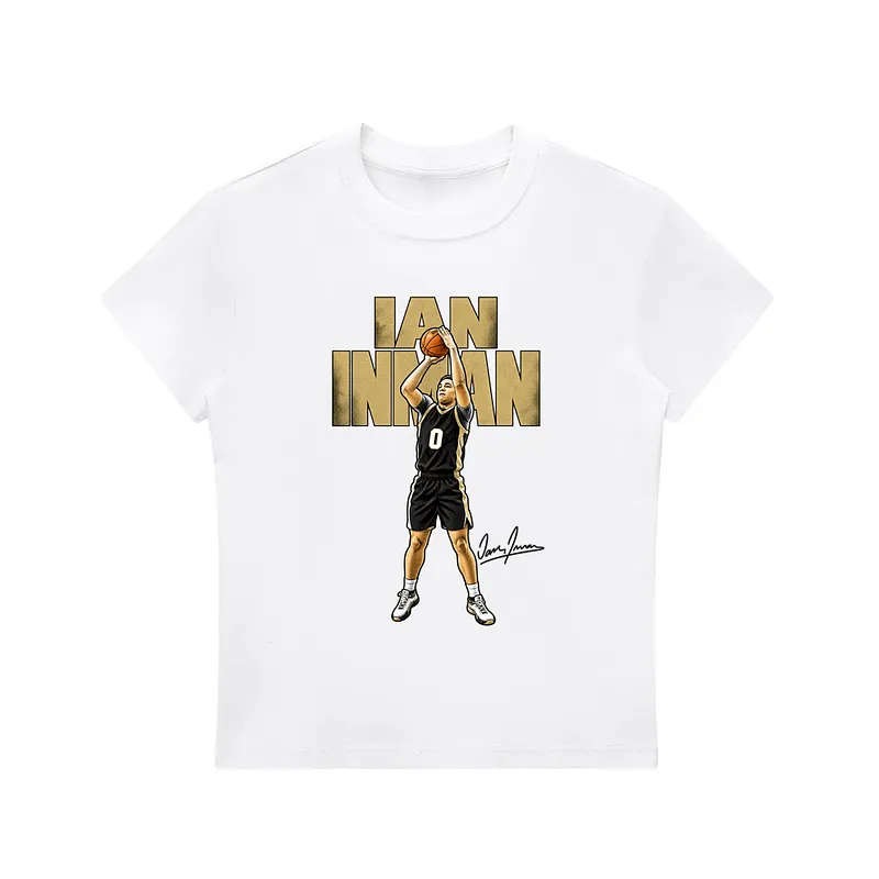 Ian Inman Halftone Women's T-shirt — White